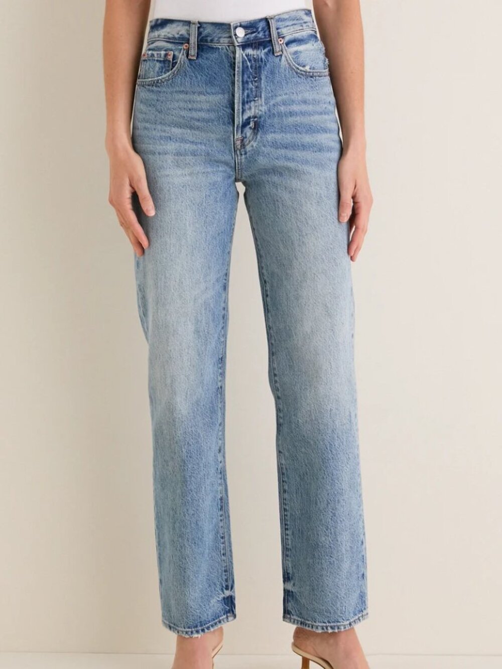 Pistola Super High Rise Straight Jeans